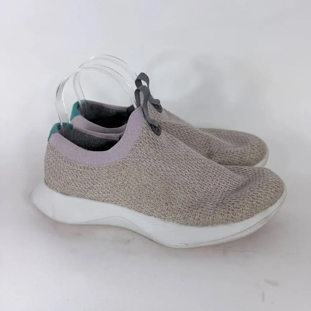 Allbirds Tree Dasher Relay Running Sneakers Women's 8 Purple Slip-On Low Top